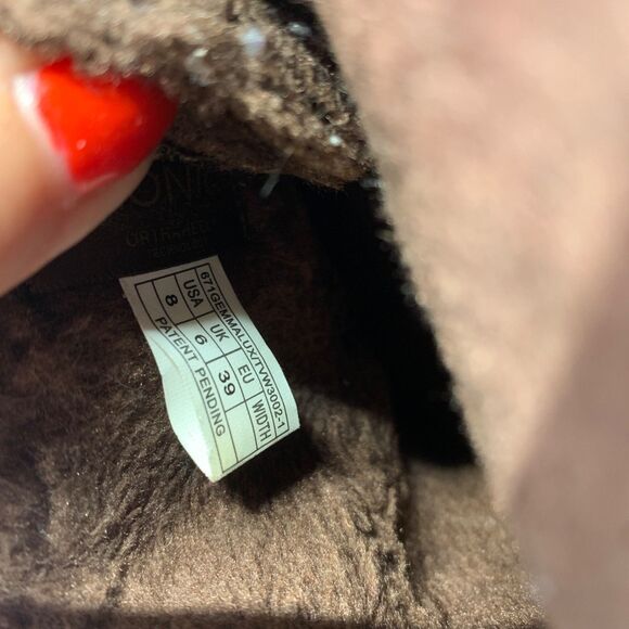 Vionic Womens 8 brown Gemma Soft Mule Slippers Orthotic Comfort - Picture 8 of 10